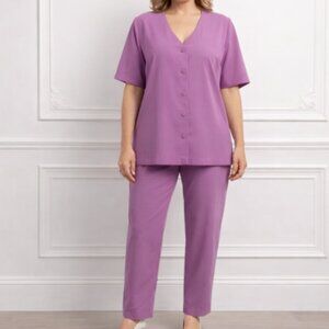 Violet Vintage  Pants & Top Set 10 - USA